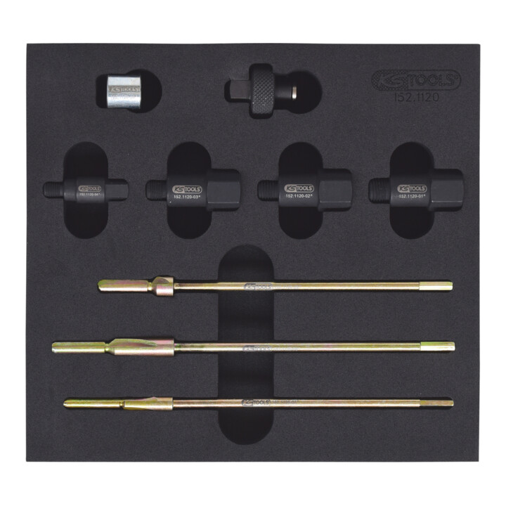 KS Tools Coffret Master alésoir 3 en 1, 9 pcs