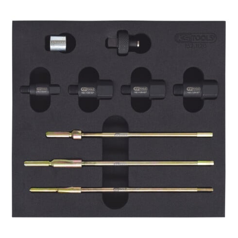 KS Tools Coffret Master alésoir 3 en 1, 9 pcs
