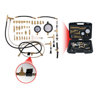 KS Tools Coffret Master de contrôle de pression Injecteurs, 42 pcs.