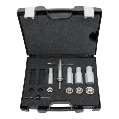 KS Tools Coffret pour perçage des logements de capteurs de distance, 14 pcs.