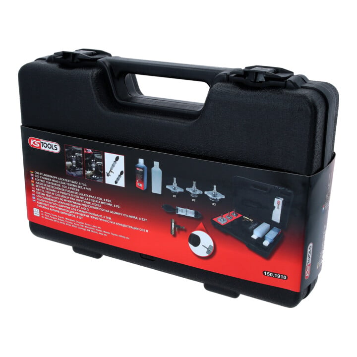 KS Tools Coffret testeur de CO2, 8 pcs.