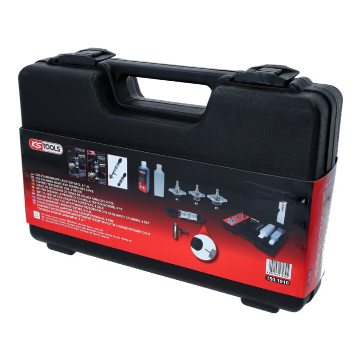 KS Tools Coffret testeur de CO2, 8 pcs.