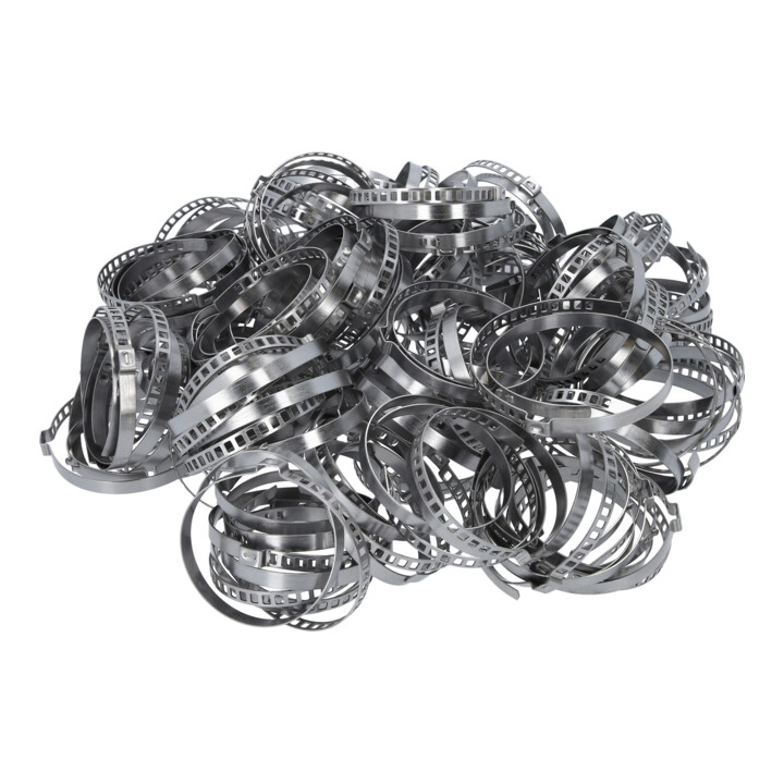 KS Tools Colliers inox, grands, Ø 75-112mm, pack de 100