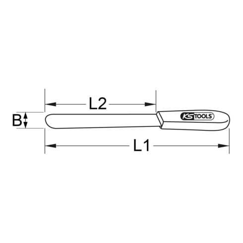 KS Tools Coltello a spatola BRONZEplus