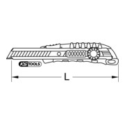 KS Tools Coltello Comfort a scatto, 180mm, lama 18x100mm-4