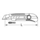 KS Tools Coltello Comfort a scatto, 180mm-4