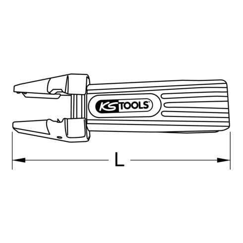 KS Tools Coltello spelafili 