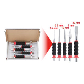 KS Tools combi set, CrMo, 5-delig