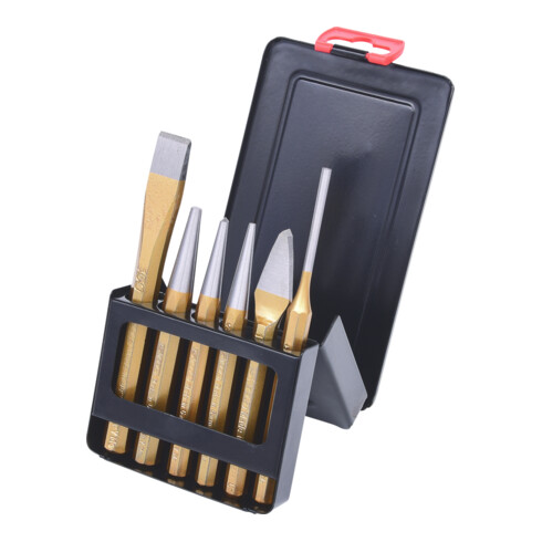 KS Tools combigereedschap set, 6-delig in plaatstalen vouwdoos