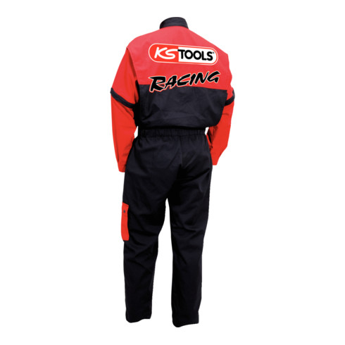 KS Tools Overall, rouge/noir