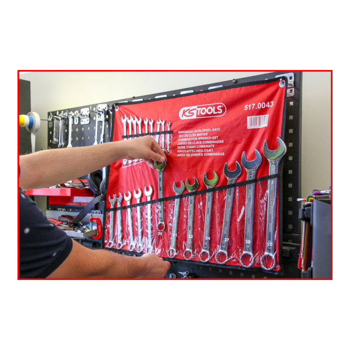 KS Tools combinatiesleutelset, haaks, 21-delig, 6 - 32 mm