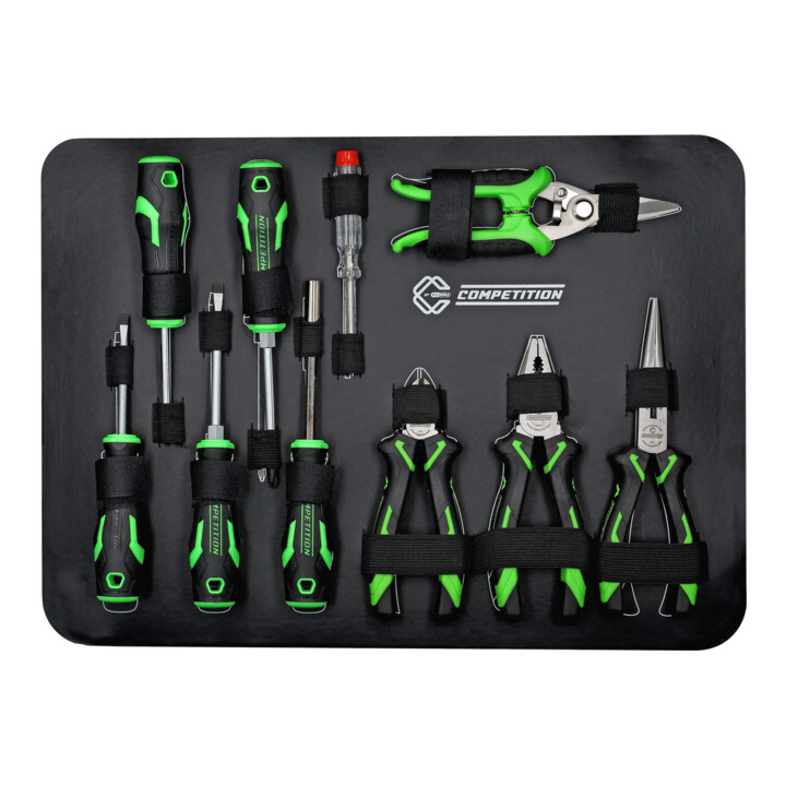 KS Tools COMPETITION 1/4"+1/2" Universal-Werkzeug-Satz, 145-tlg