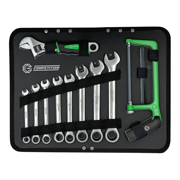 KS Tools COMPETITION 1/4"+1/2" Universal-Werkzeug-Satz, 145-tlg