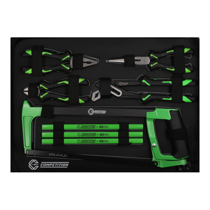 KS Tools COMPETITION 1/4"+1/2" Universal-Werkzeug-Satz, 147-tlg