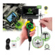 KS Tools COMPETITION HD-Videoskop-Satz, Ø 6,0 mm, 180° und 0° HD Frontkamera-Sonde, flexible PVC Hülle