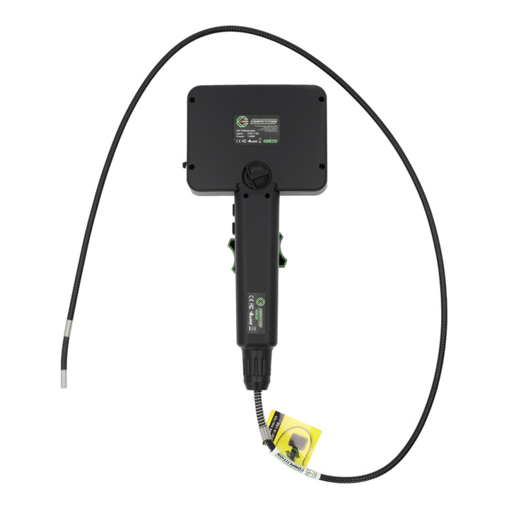 KS Tools COMPETITION HD-Videoskop-Satz, Ø 6,0 mm, 180° und 0° HD Frontkamera-Sonde, flexible PVC Hülle