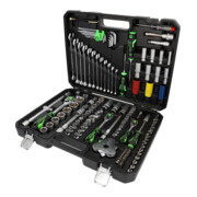 KS Tools COMPETITION Jeu de clés à douille 1/4"+3/8"+1/2", 132 pcs, spécial auto