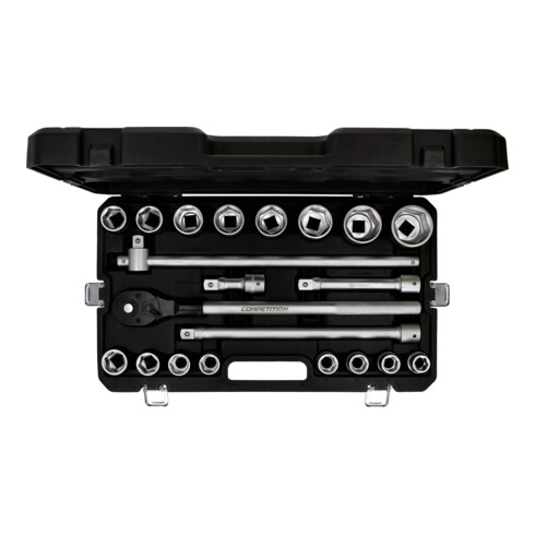 KS Tools COMPETITION Jeu de clés à douille 3/4", 21 pièces