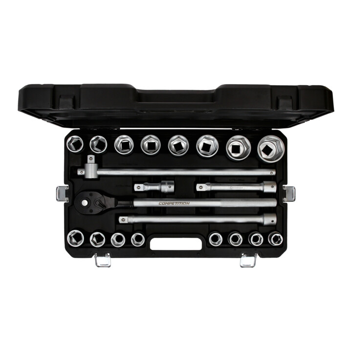 KS Tools COMPETITION Jeu de clés à douille 3/4", 21 pièces