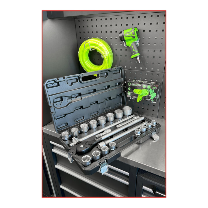 KS Tools COMPETITION Jeu de clés à douille 3/4", 21 pièces