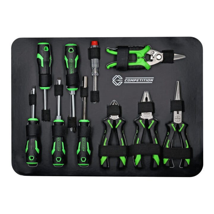 KS Tools COMPETITION Jeu d'outils universel 1/4"+1/2", 145 pièces