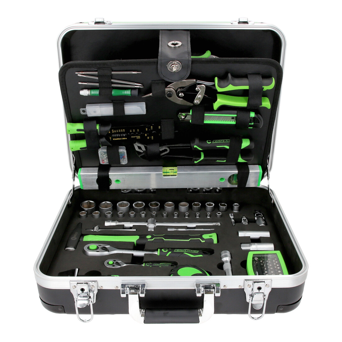 KS Tools COMPETITION Jeu d'outils universel 1/4"+1/2", 145 pièces