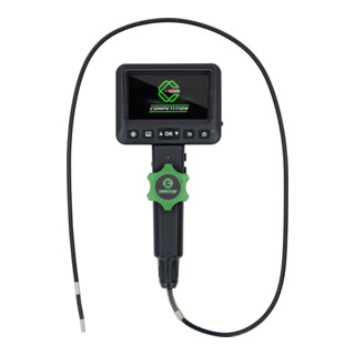 KS Tools COMPETITION Kit vidéoscope HD, Ø 6,0 mm, caméra frontale HD 180° et 0°, gaine PVC flexible