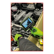 KS Tools COMPETITION Kit vidéoscope HD, Ø 6,0 mm, caméra frontale HD 180° et 0°, gaine PVC flexible-3