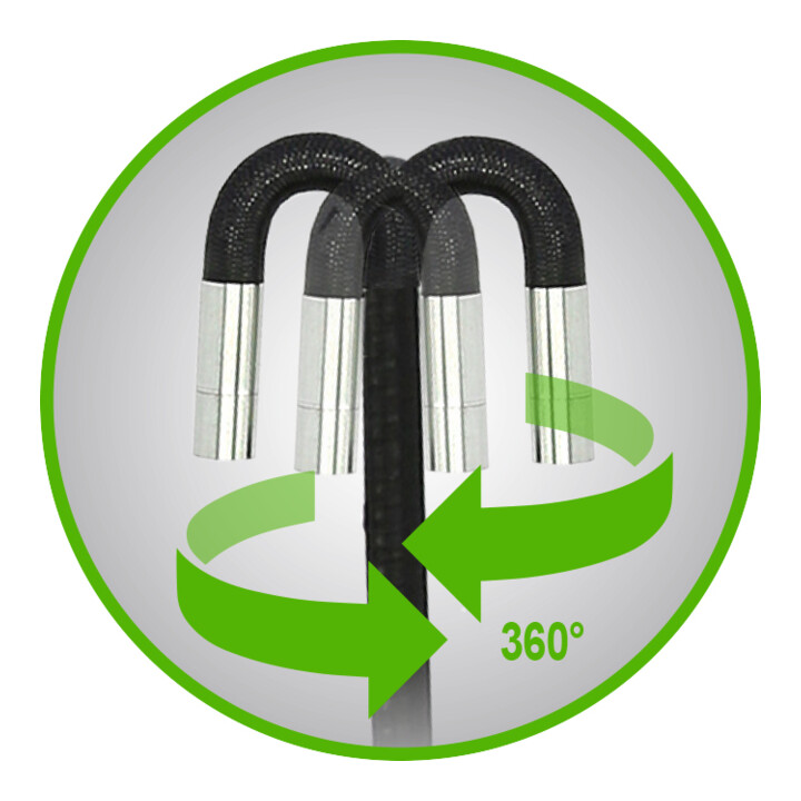 KS Tools COMPETITION Kit vidéoscope HD, Ø 6,0 mm, caméra frontale HD 180° et 0°, gaine PVC flexible