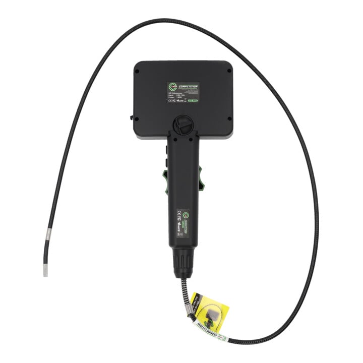 KS Tools COMPETITION Kit vidéoscope HD, Ø 6,0 mm, caméra frontale HD 180° et 0°, gaine PVC flexible