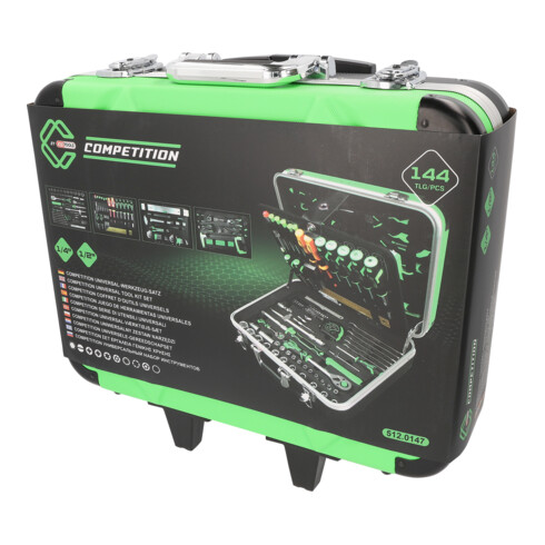 KS Tools COMPETITION Set d'outils universel 1/4"+1/2", 147 pièces