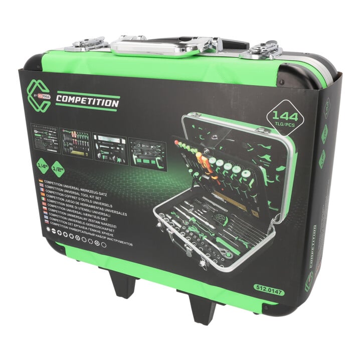 KS Tools COMPETITION Set d'outils universel 1/4"+1/2", 147 pièces
