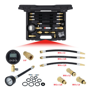 KS Tools Compressiomètre essence, 10 pcs.