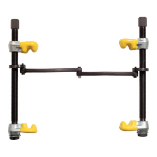 KS Tools Compressore con morsetto di sicurezza, ganci rivestiti in plastica