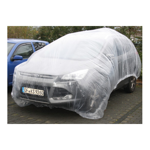 KS Tools Copri auto in plastica, trasparente, 6,5x3,5 m
