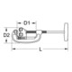 Coupe-tubes en acier KS Tools, pouces-3