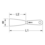 KS Tools Couteau de peintre TITANplus, 210 mm-4