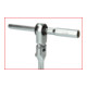 KS Tools Cricchetti reversibili  1/4" con adattatore per bussole, 3pz.-4