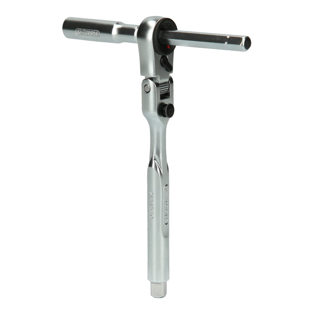 KS Tools Cricchetti reversibili  1/4" con adattatore per bussole, 3pz.