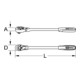 KS Tools Cricchetto reversibile articolato 1/2", 72 denti-3