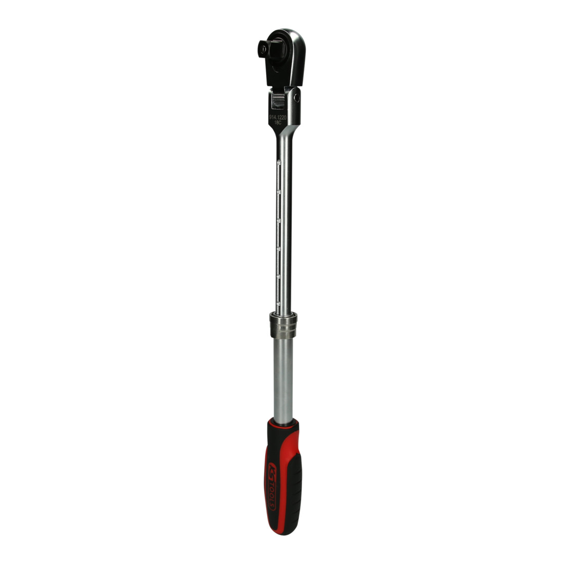 KS Tools Cricchetto reversibile articolato telescopico SlimPOWER 1/2", 72 denti