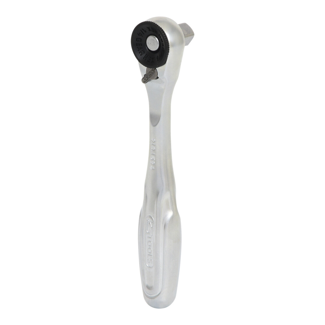 KS Tools Cricchetto reversibile per bit 1/4" e adattatore a innesto per bussole