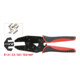 KS Tools Crimpzange für nicht isolierte Kabelschuhe, 220mm