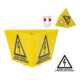 KS Tools Dachaufsteller mit Blitzsymbol und Magnet