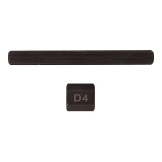 KS Tools Dado di estrazione con perno misura 4
