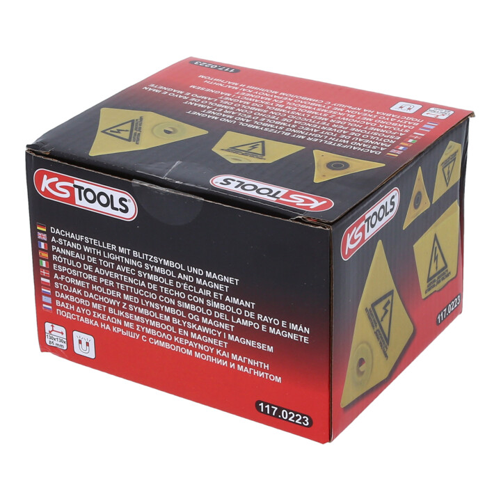 KS Tools Dakbord met bliksemsymbool en magneet