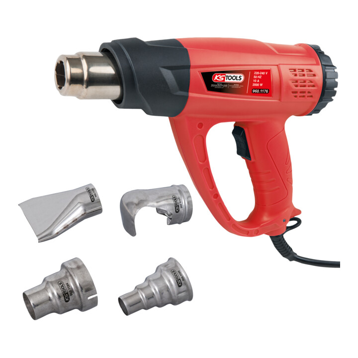 KS Tools Décapeur thermique digital, 5 pcs.