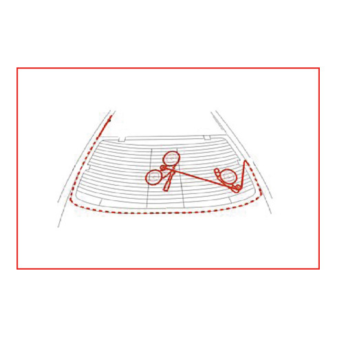 KS Tools Démonte Pare-brises, 5 pcs.