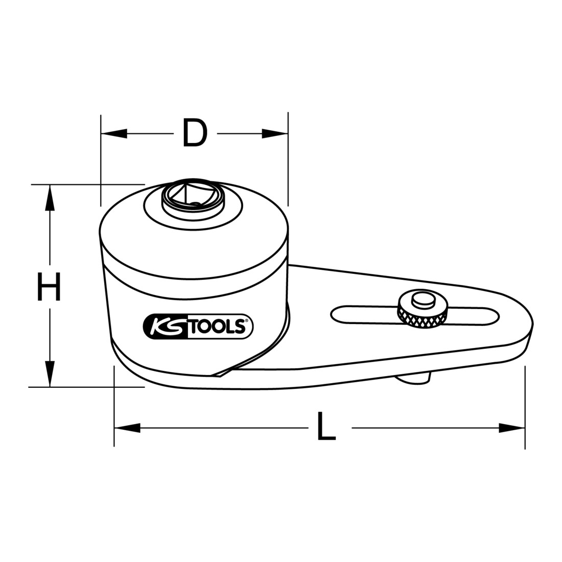 Outils KS Multiplicateur de couple 1/2" x 1.1/2" de couple