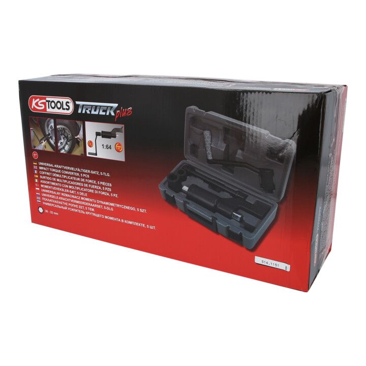 KS Tools Démultiplicateur de force universel 1", 3 pcs, 1:64